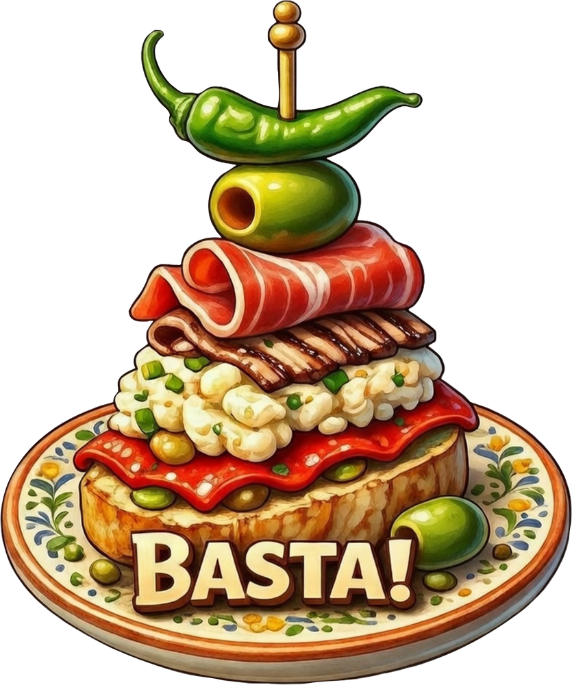 BASTA! — illustratief logo
